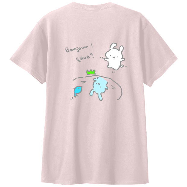 あっ！　水の中に誰かいる！！Tシャツ / mari